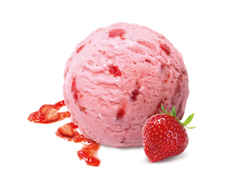 Strawberry Ice Cream Scoop